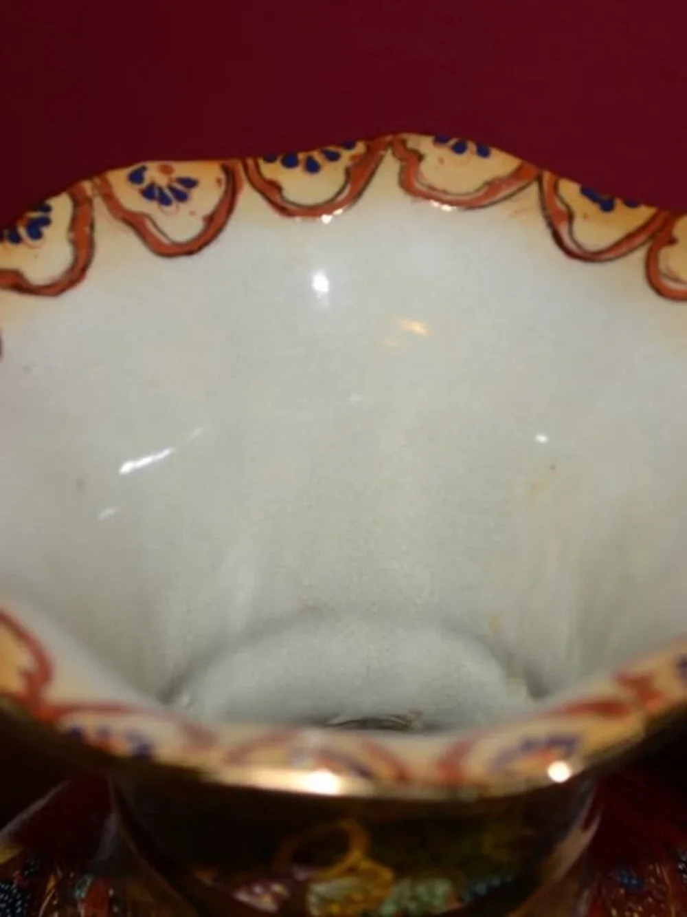 Vintage Satsuma Japanese Gold Vase